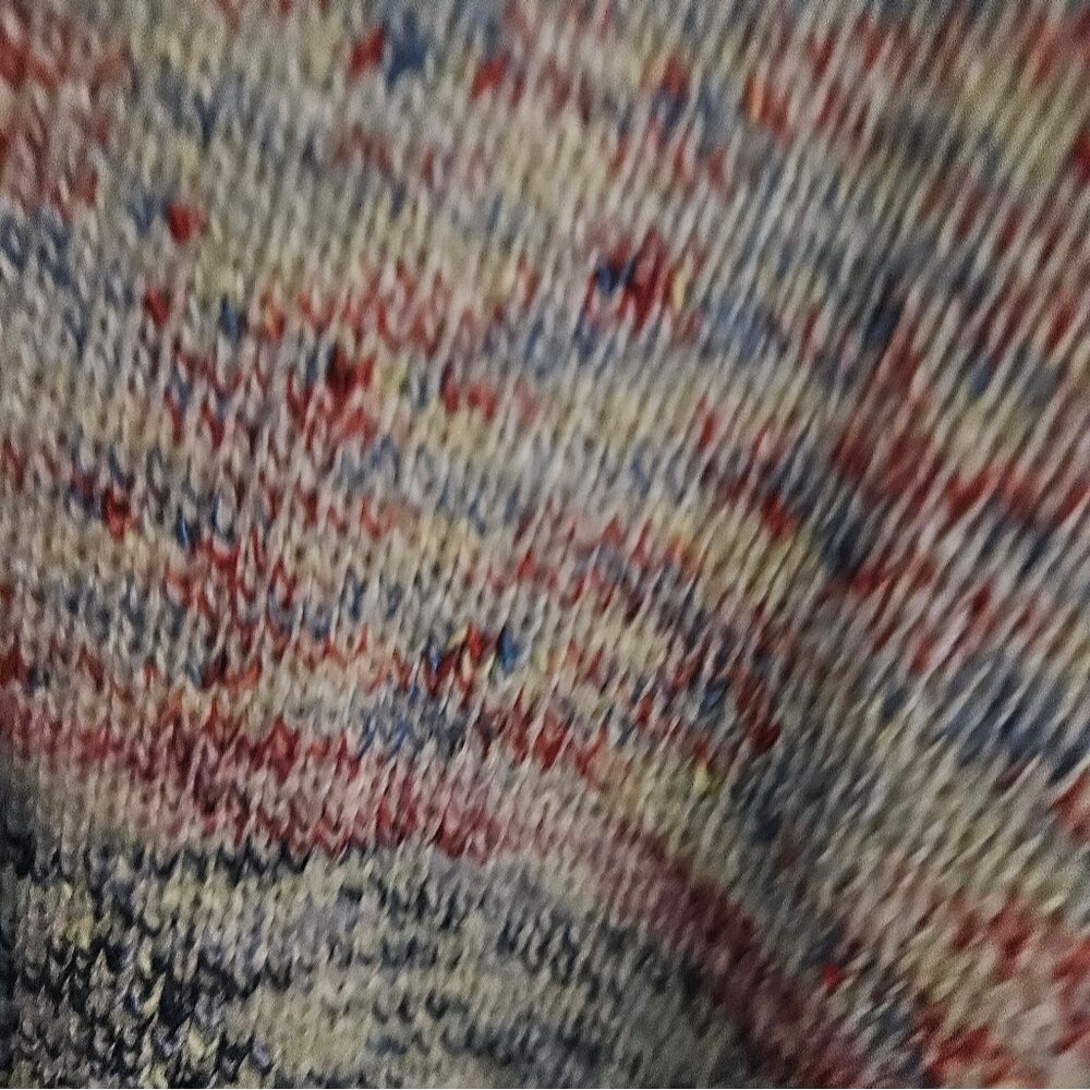 Modcloth Multi Color V-Neck Sweater - Picture 5 of 7